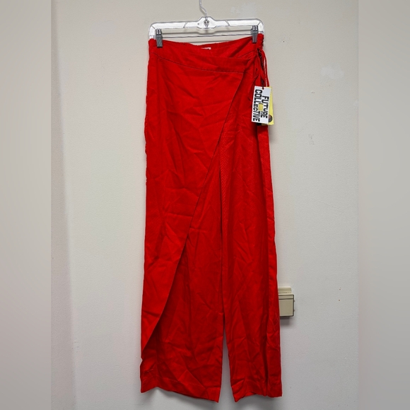 Future Collective Pants - Womens Pants With Wrap Tie Size Small #192